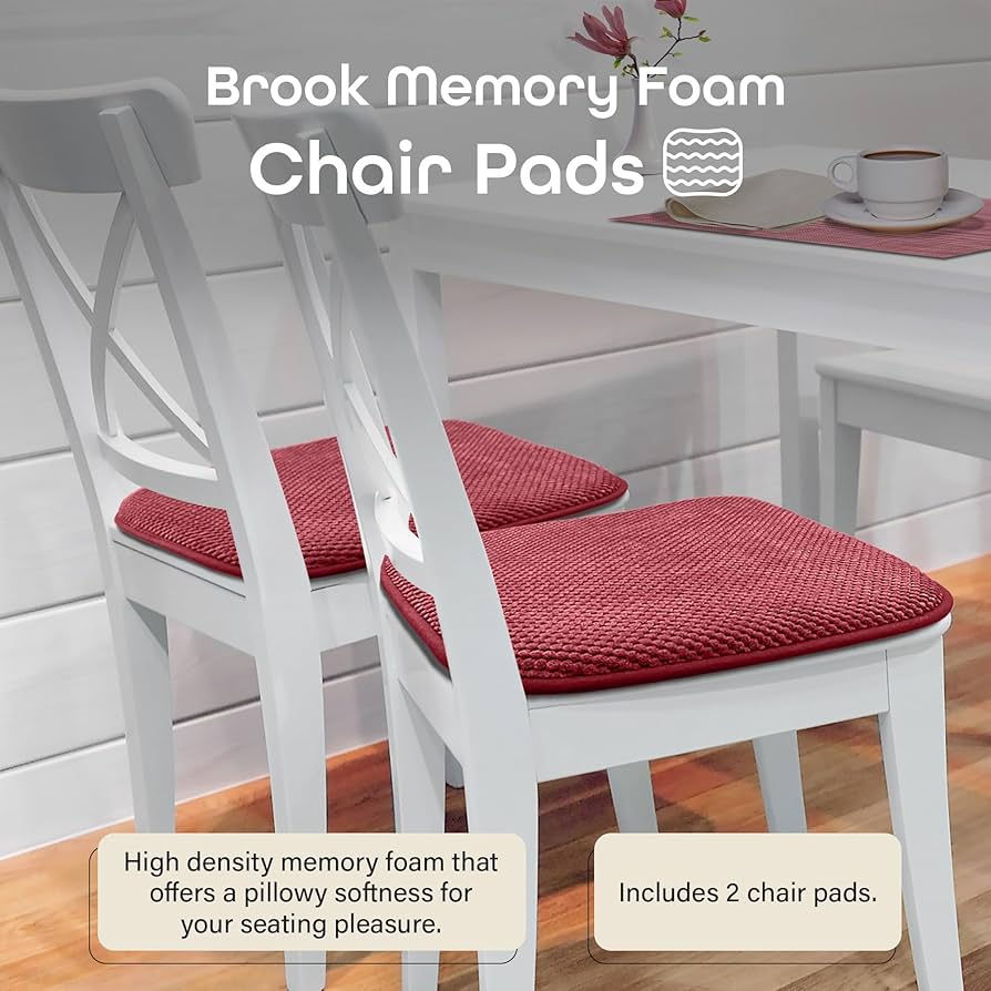 Brook クッション Amazon.com: Achim Home Furnishings Brook Memory Foam Chair